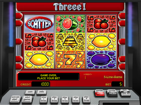Игровой автомат Threee! играть онлайн