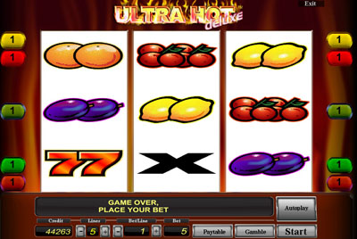Slot automat "Ultra Hot Deluxe"