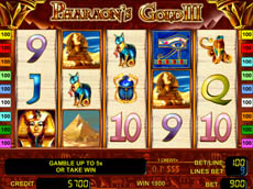 Игровой автомат Pharaoh’s Gold 3 (Золото ...