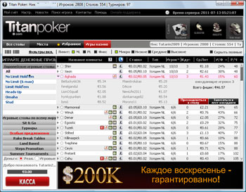 ИГРА ПОКЕР. РУ :: Titan Poker. Обзор покер ...