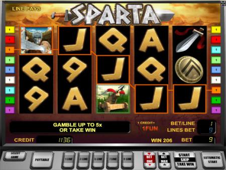 Игровые автоматы Спарта, Sparta играть ...