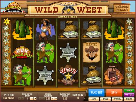 Игровые автоматы Wild West Bonusline в казино ...