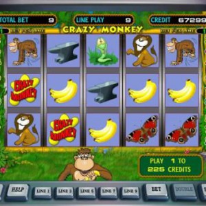 Виртуальный игровой автомат "Crazy Monkey"