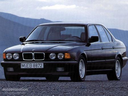 BMW 7 Series (E32) - 1986, 1987, 1988, 1989, 1990,