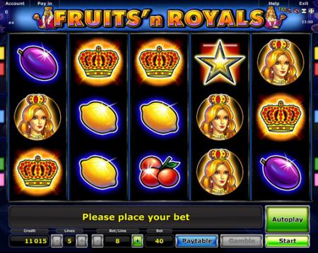 Игровой автомат Fruits and Royals — яркий ...