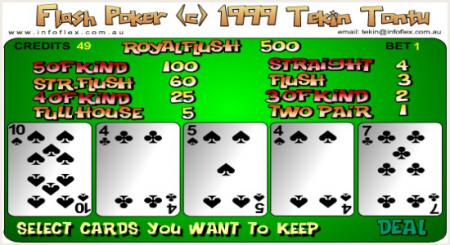 Играть покер онлайн - флеш игра покер ...